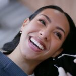 woman at cosmetic dentist in Tennessee for cosmetic dentistry at Southern Dental Munford